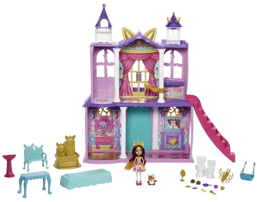 Mattel Enchantimals Royals Ball Castle with Felicity Fox and Flick