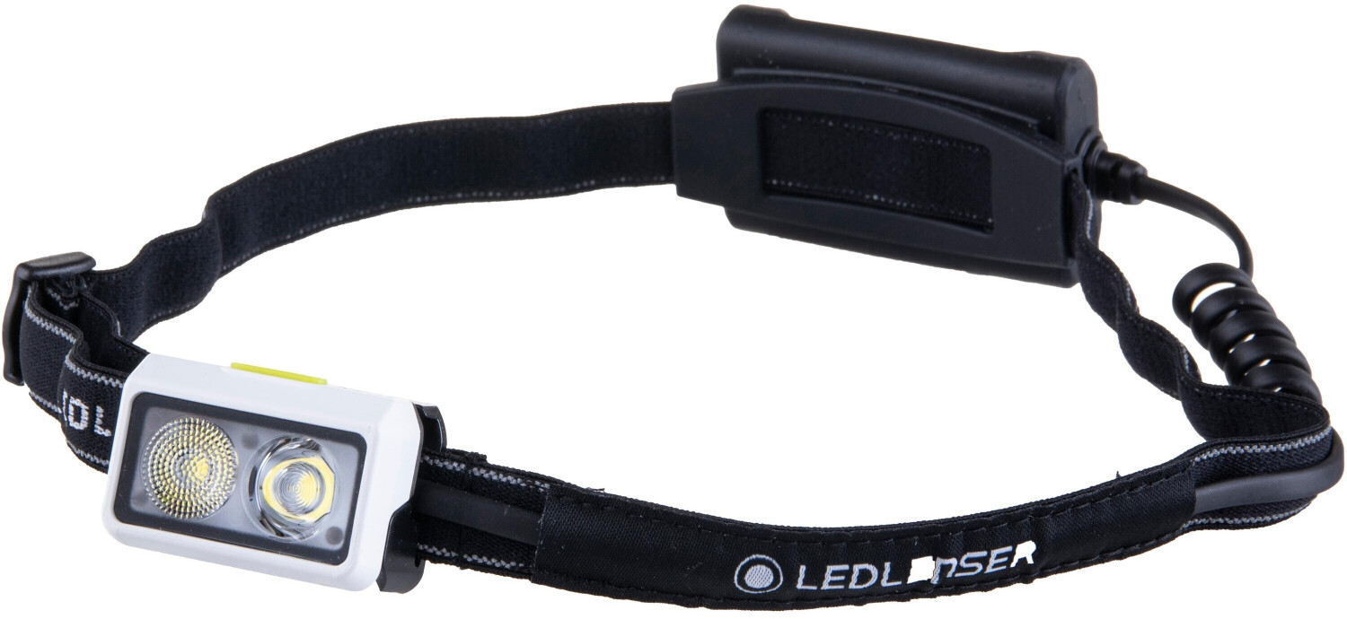 Ledlenser NEO3 LED Stirnlampe Laufen, Kopflampe mit 400 Lumen, Lauflampe  Batterien, rotes Rücklicht, reflektierendes Stirnband, schwenkbarer  Lampenkopf, Flood- und Spot-Licht