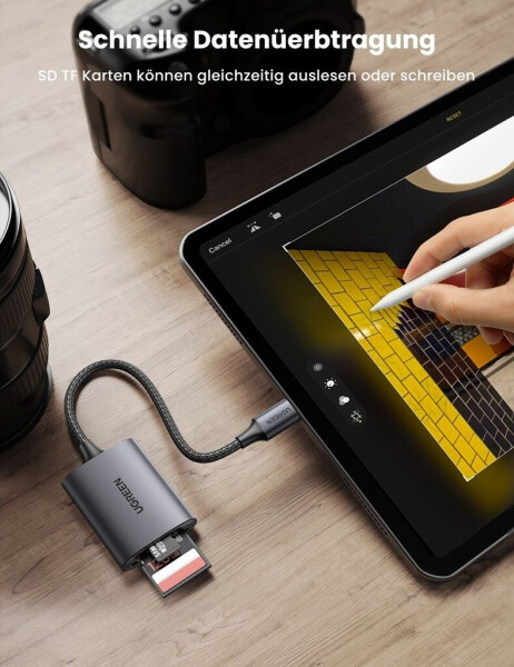 Ugreen 2 in 1 USB C SD Card Reader, Bild 4
