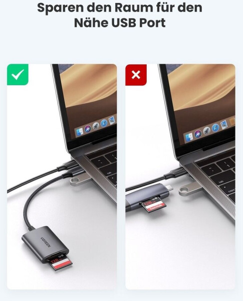 Ugreen 2 in 1 USB C SD Card Reader, Bild 6