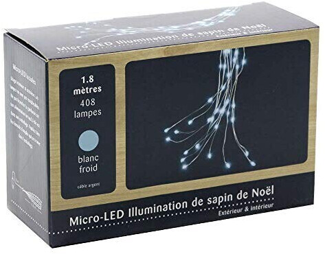 Lumineo Micro String Lights 408 LEDs Silver Cable 1,8 m (71147 )