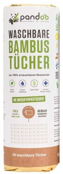 Pandoo Waschbare Bambus Küchenrolle ab € 5,71 Preisvergleich bei