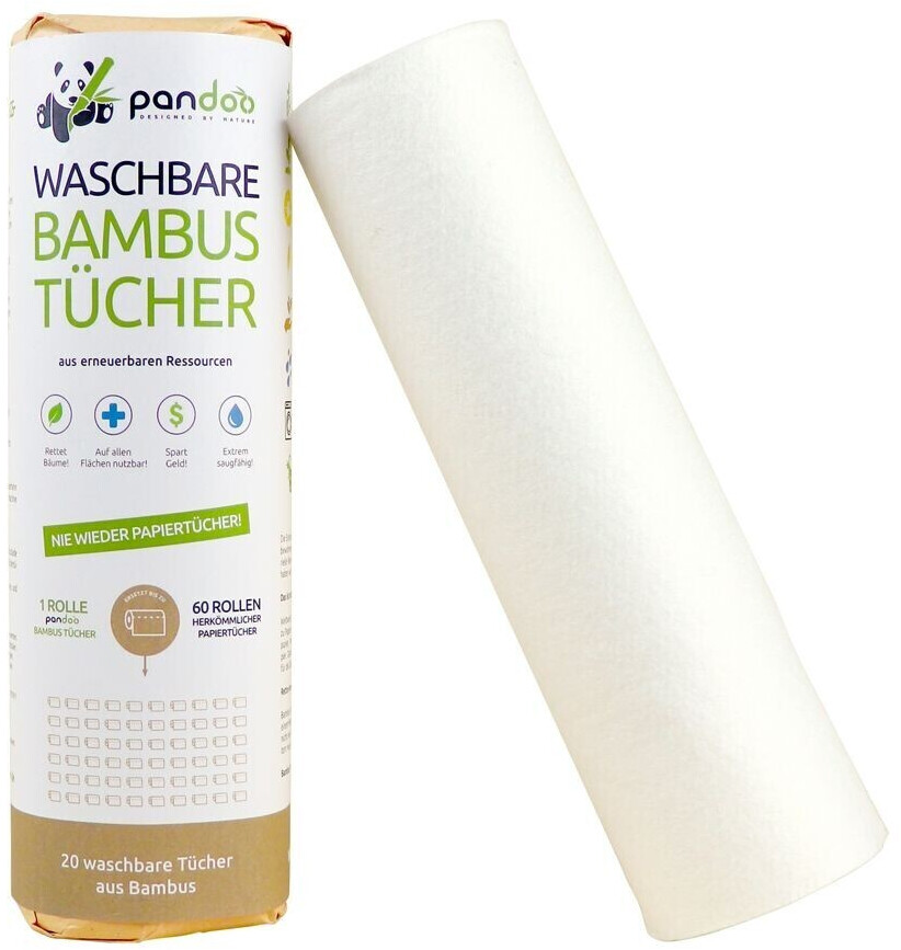Pandoo Waschbare Bambus Küchenrolle ab € 5,71 Preisvergleich bei