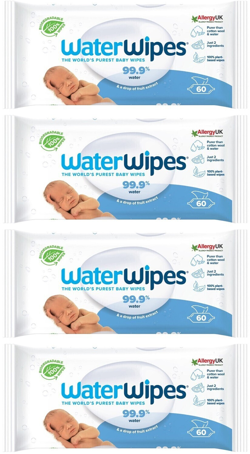 Photos - Baby Hygiene WaterWipes WaterWipes Value Pack Organic 240 Wipes