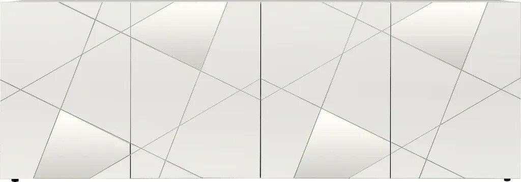 Vente-unique Vittoria 241x84cm Glossy White