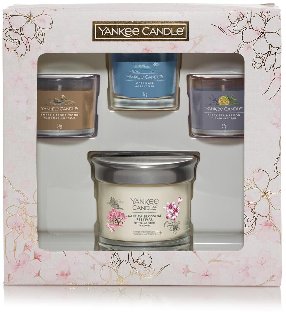Yankee Candle Geschenkset - Blossom € Tumbler-Kerze 24,90 Festival Glasvoivkerzen kleiner 3 & mit Preisvergleich Sakura ab bei 