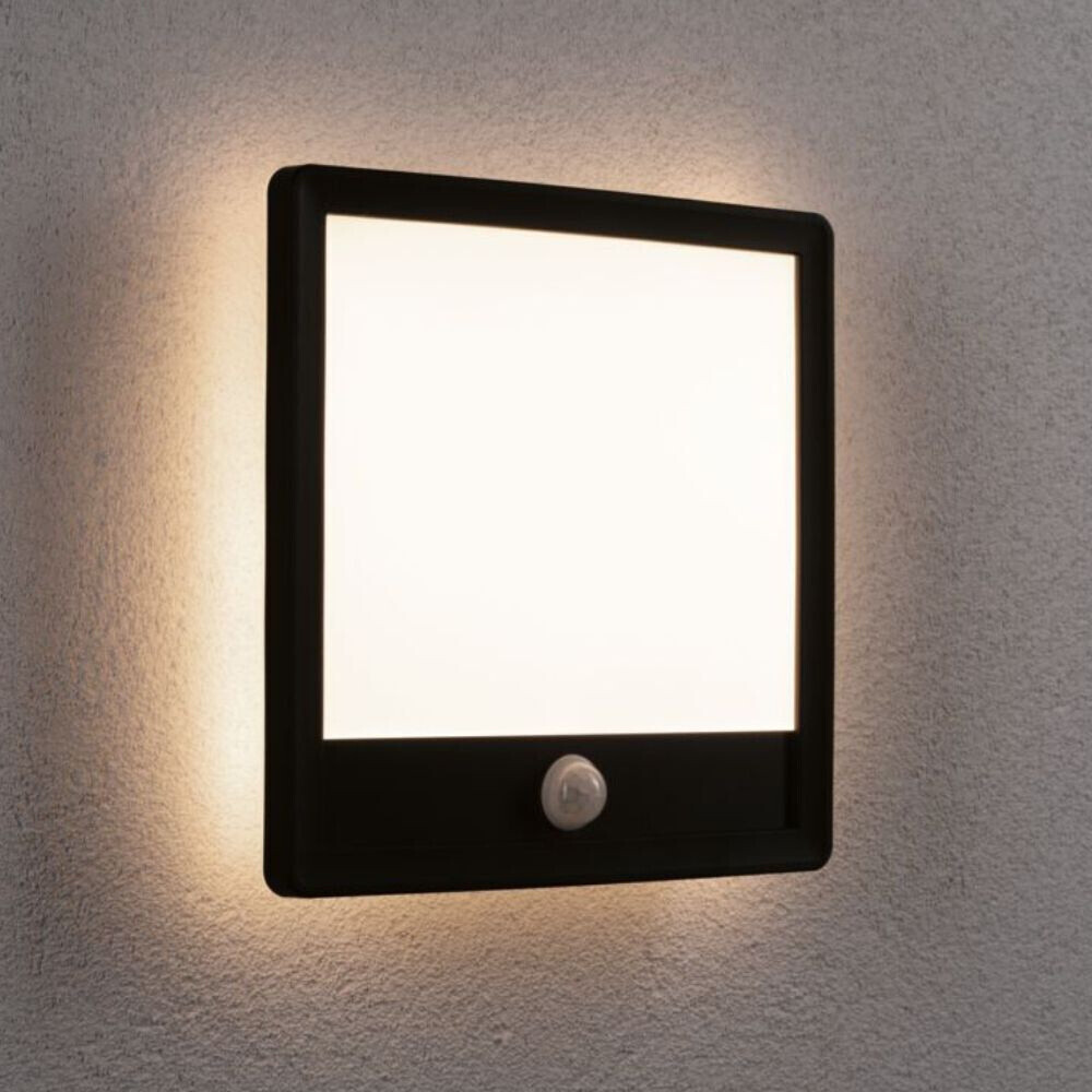 Paulmann LED Zigbee Wand-/Deckenleuchte Lamina tunable Warm 14W 920lm IP44  eckig mit Bewegungsmelder schwarz (94709) ab 43,79 € | Preisvergleich bei