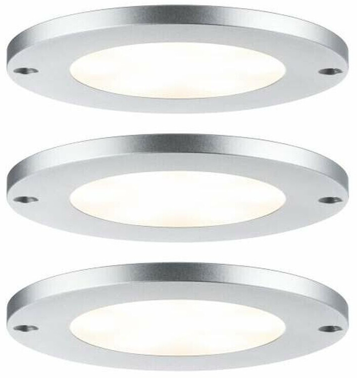 Paulmann Leaf round Set 3x3,6W Alu brushed (93562)
