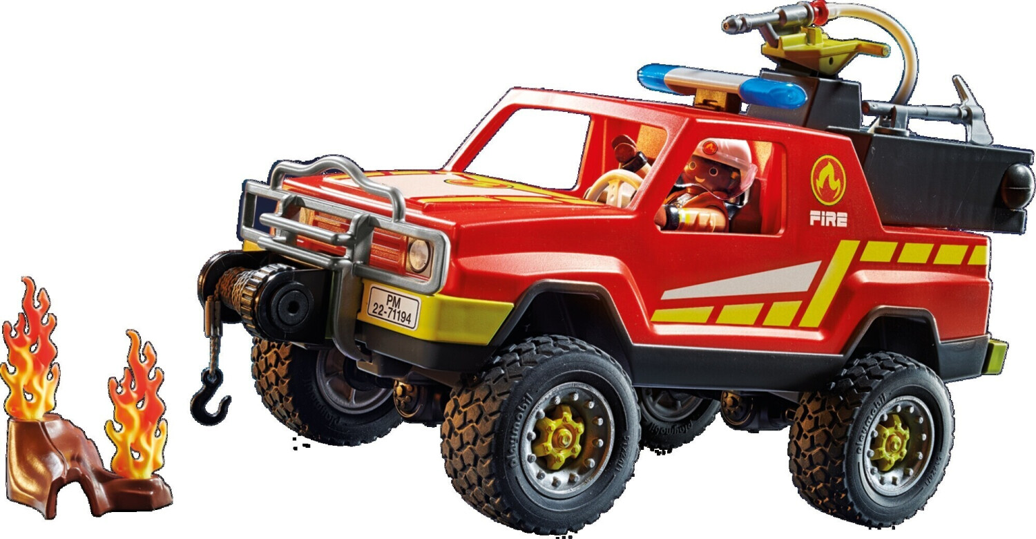 Soldes Playmobil Pick-up et pompier (71194) 2024 au meilleur prix sur
