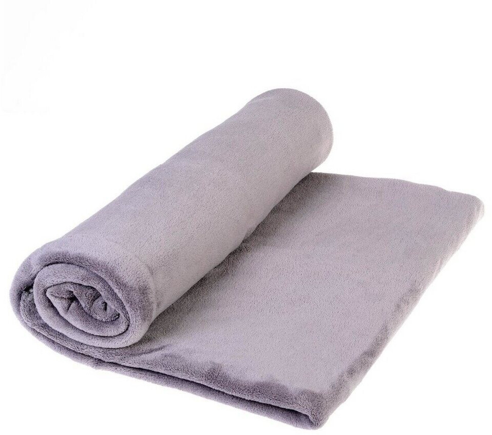 Coperta Microfibra Atmosphera 180x230 Cm: Morbida, Nera, Perfetta Per L'Inverno