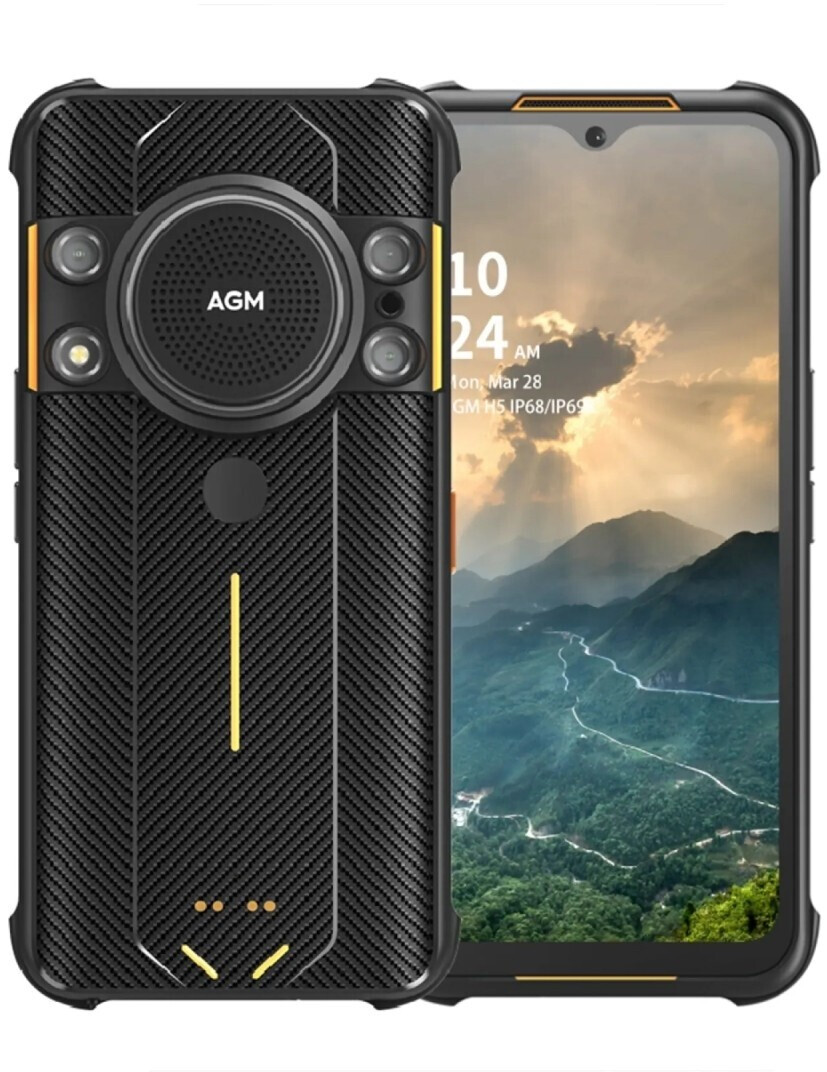thumbnail image 2 of 2-Pack Tempered Glass Screen Protector For AGM H5 / H5 Pro – 9H Hardness, Anti-Fingerprint, Clear 2 of 5