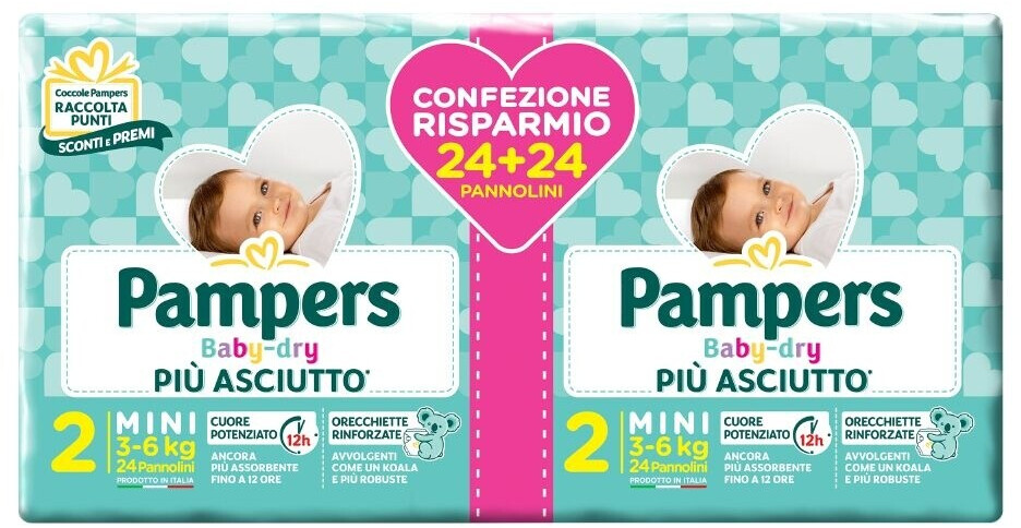 Pampers Progressi Mini Windeln Größe 2 - 28 Stück Für 3-6 Kg