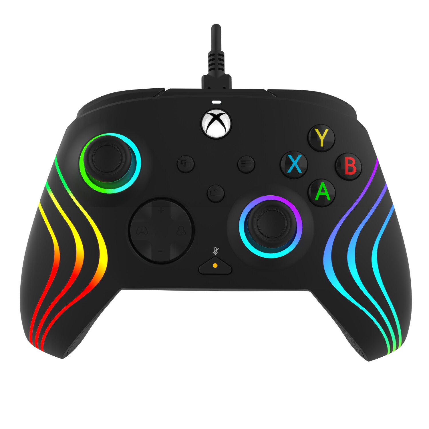 PDP Xbox Series X|S & PC Afterglow Wave Controller Black