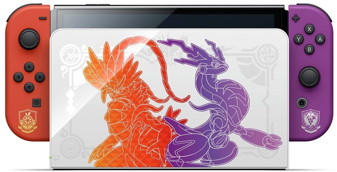 378,90 ab (Februar Purpur-Edition Preisvergleich Karmesin Preise) bei Switch (OLED-Modell) Nintendo | & € 2024 Pokémon: