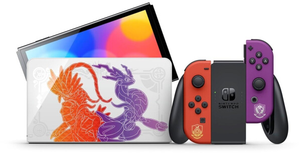 Nintendo Switch (OLED-Modell) Pokémon: Karmesin & Purpur-Edition, Bild 12