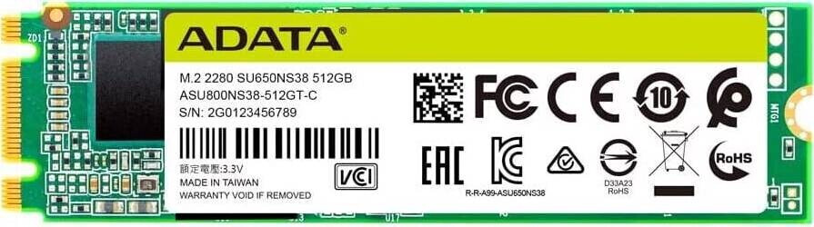 Adata Ultimate SU650 512 Go M.2