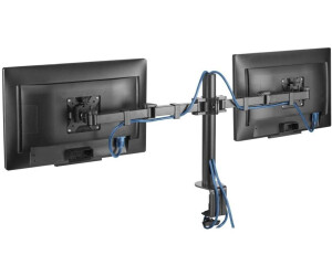 LX Dual Monitor Arm für zwei Monitore nebeneinander, Tischhalterung
