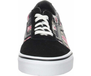 Black vans with roses uk online
