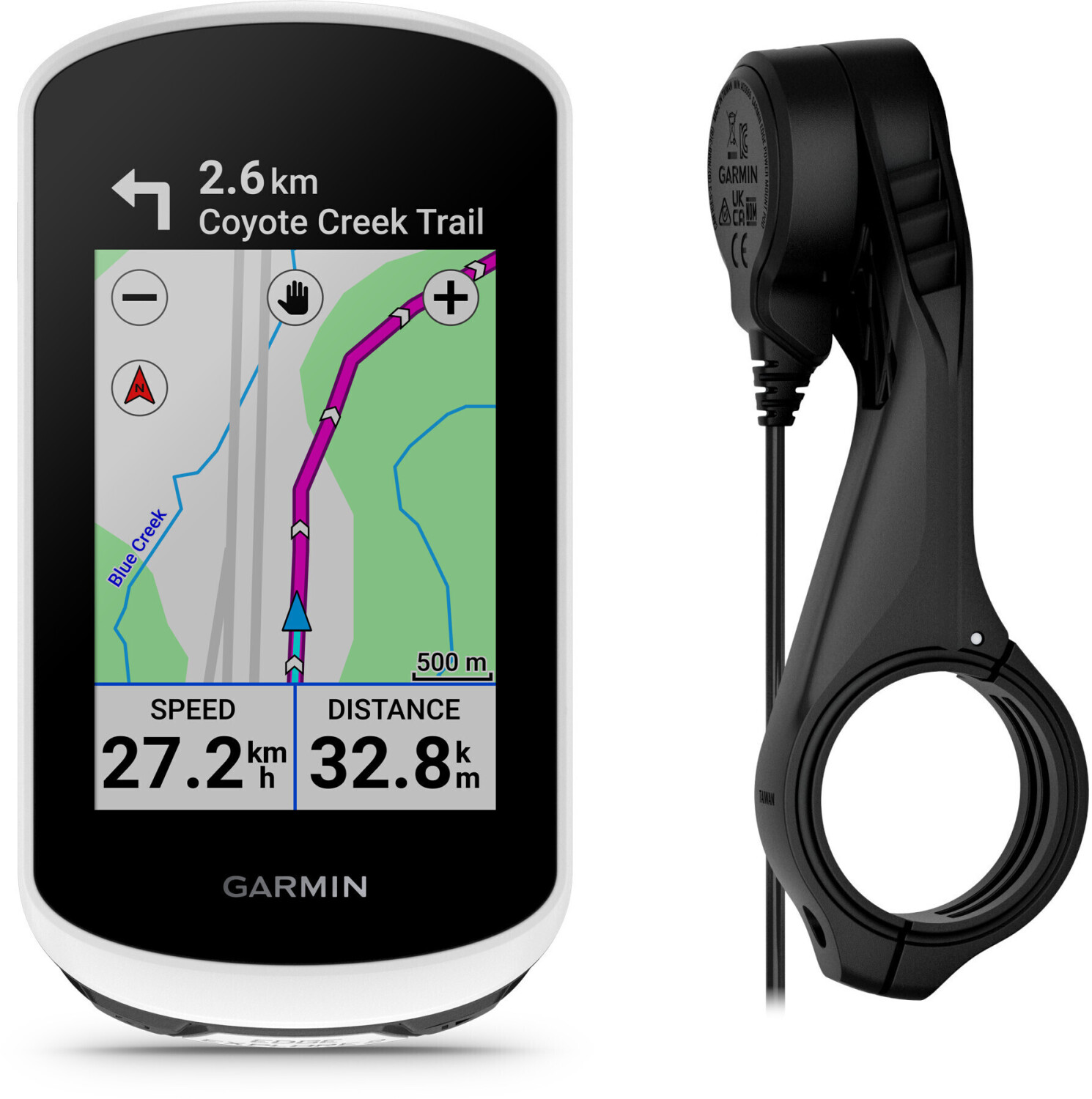 Garmin Ordinateur de vélo Edge Explore 2, 3 pouces, avec GPS