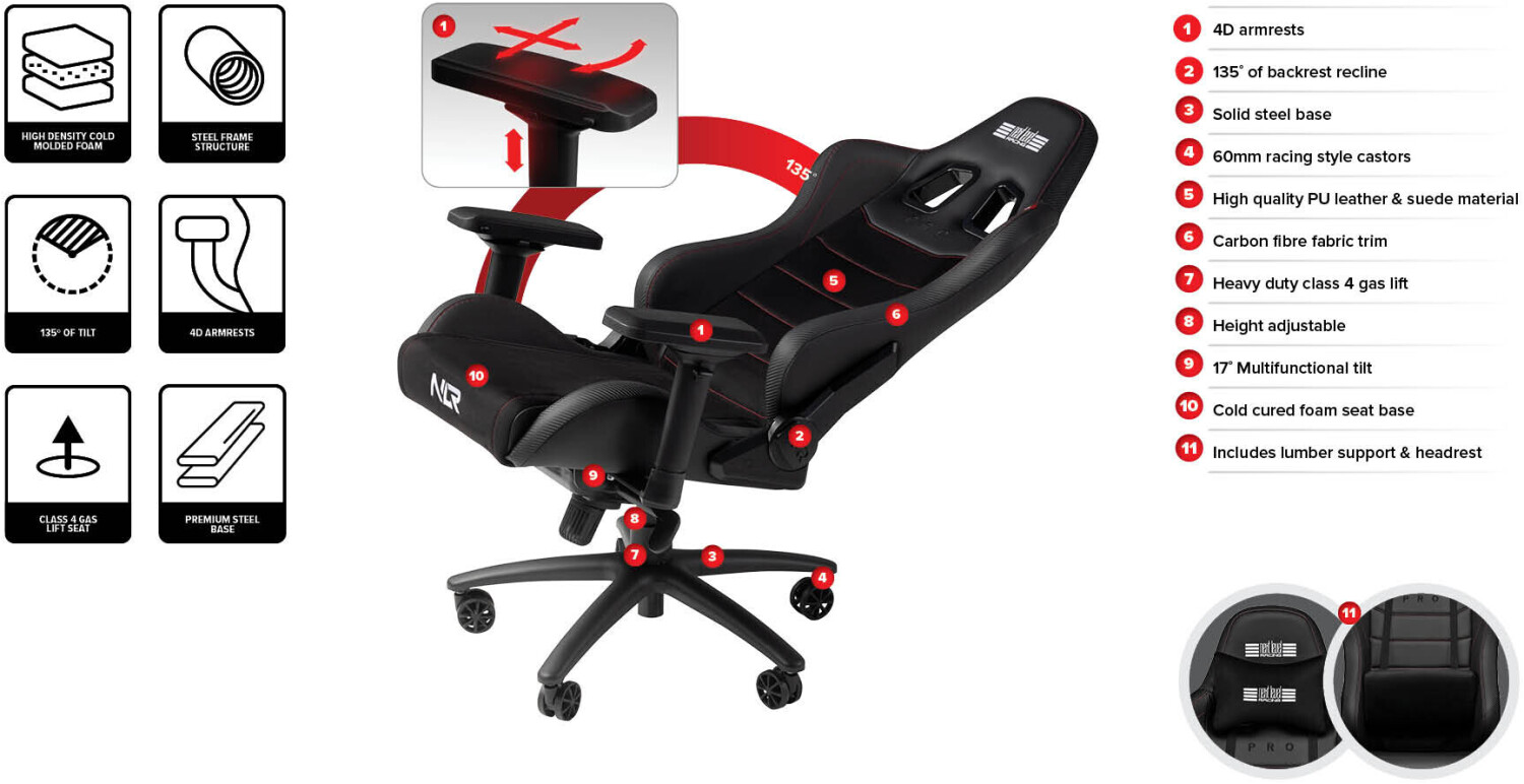Warlord huntsmen sales gaming chair