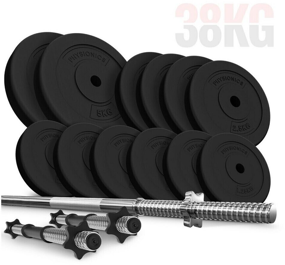 Physionics Barbell Set 165 cm 38 kg
