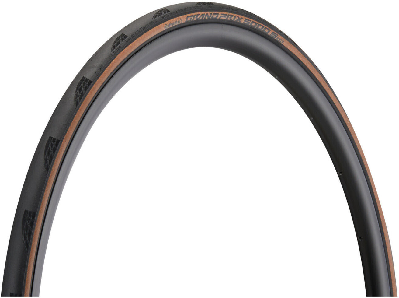 Continental Grand Prix 5000 Tubeless Folding transparent-skin 28-622 (700 x 28C)