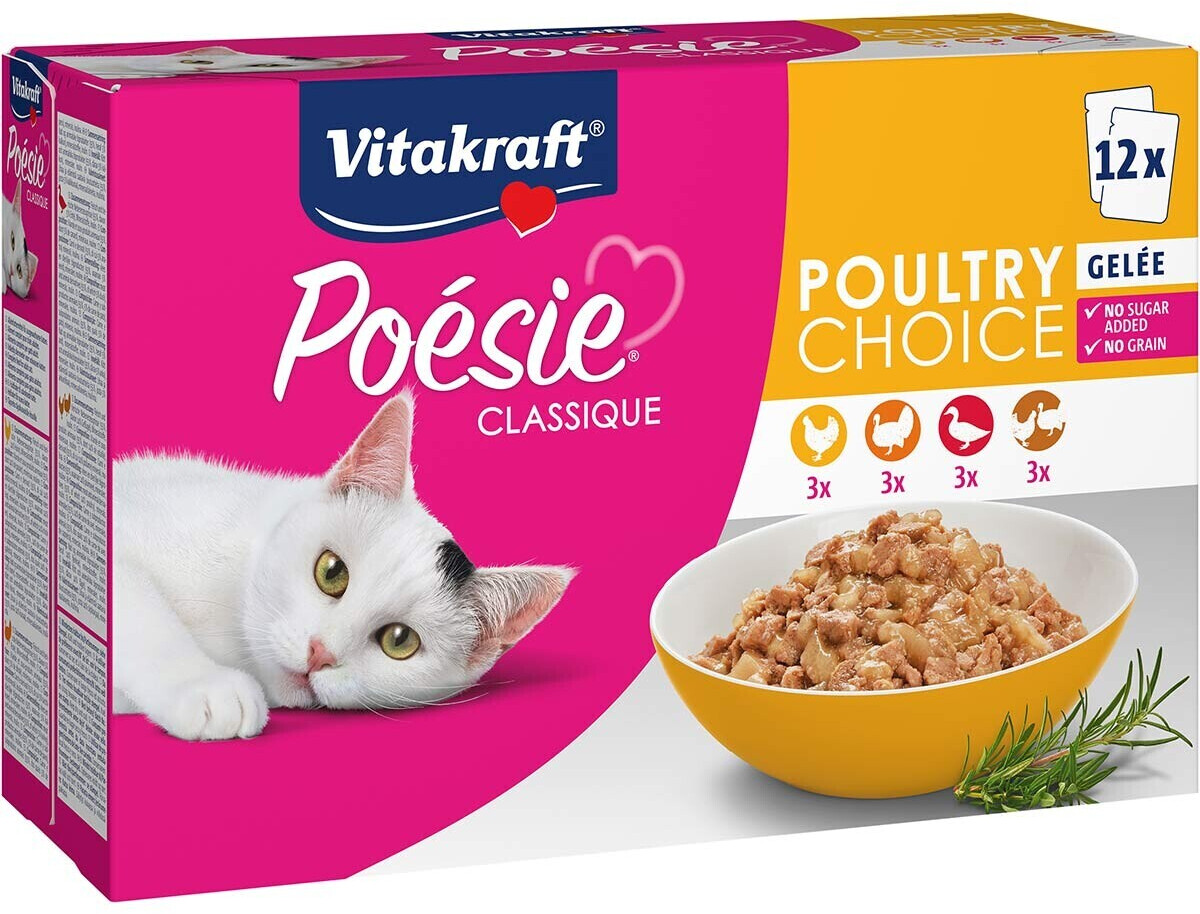Vitakraft Poésie Poultry Choice in Gelee 12x85g ab 5 01