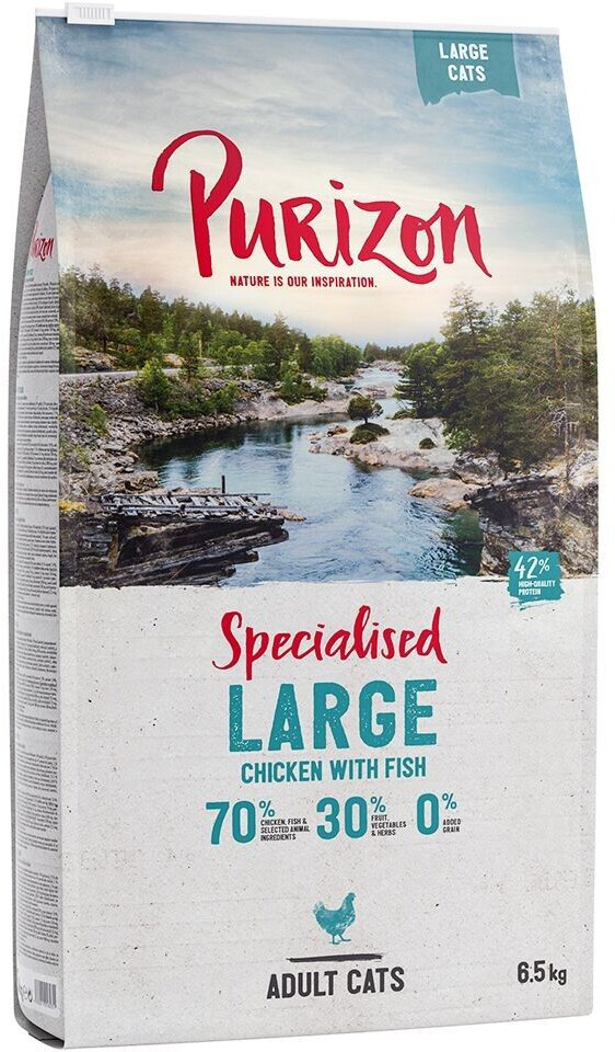 Purizon Large Adult Chicken & Fish Dry Cat Food