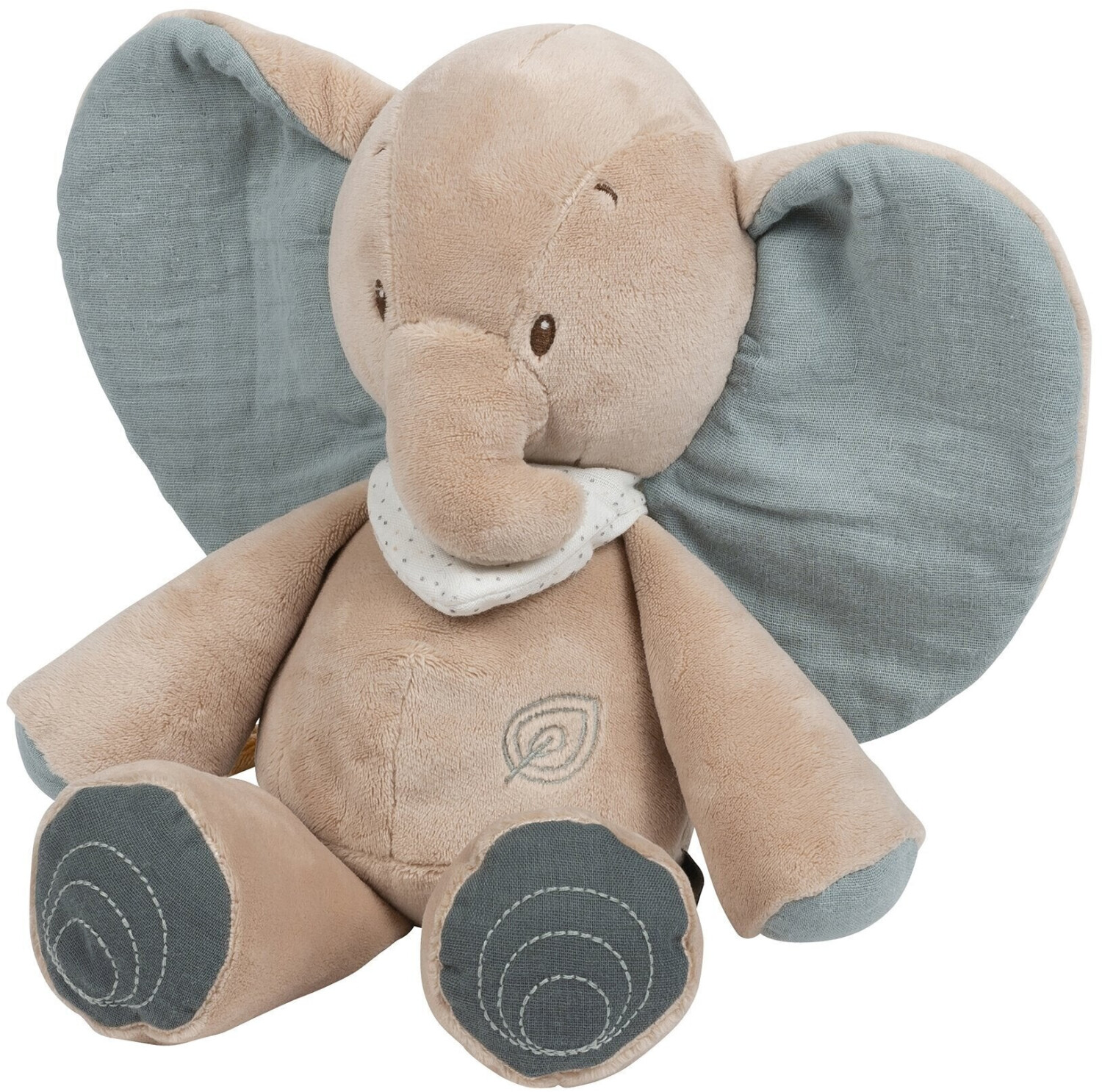 Nattou Peluche éléphant Axel et Luna vert 30 cm (748001)