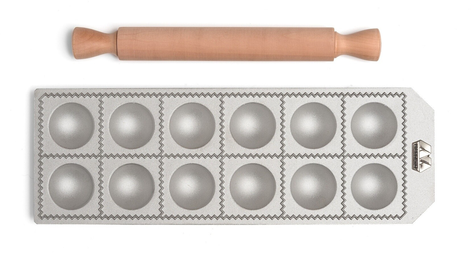 Marcato Moule à pâtes 12 raviolis ronds Agnolotti