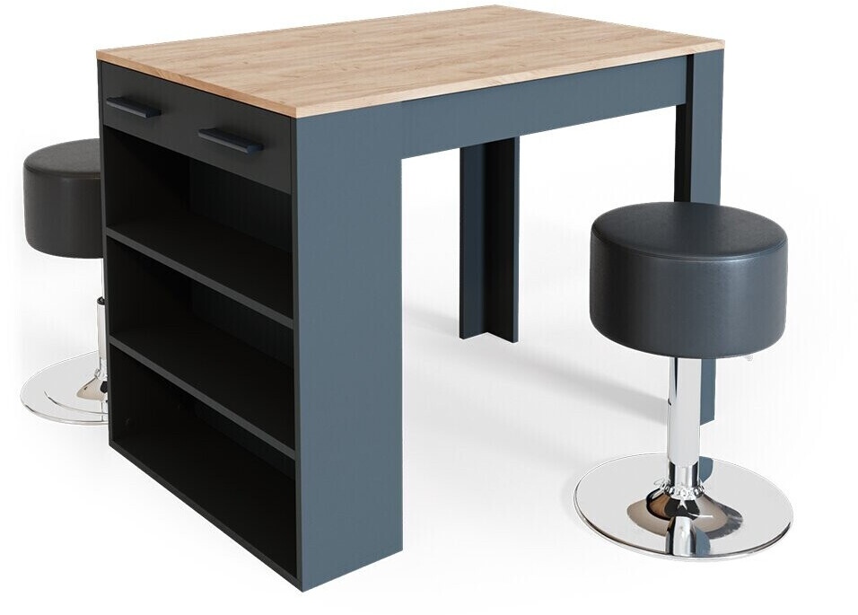 VICCO Repose Set (67x77,5x100cm) Oak/anthracite (34953)