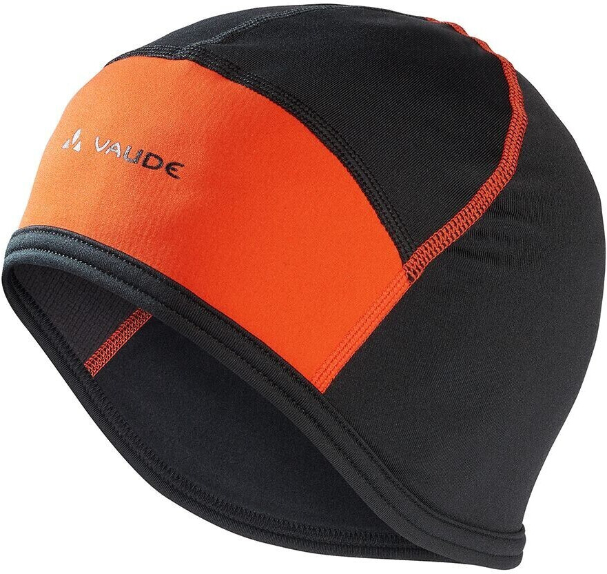 VAUDE Bike Cap Black Glowing Red
