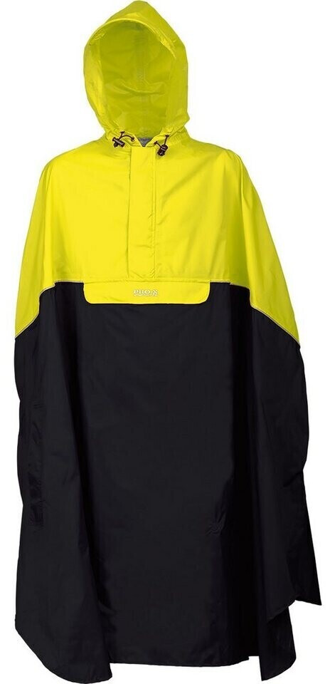 PRO-X elements Rain Poncho Trento Neon Yellow Charcoal