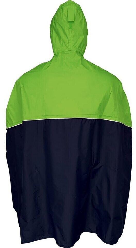 PRO-X elements Rain Poncho Trento Neon Green / Charcoal