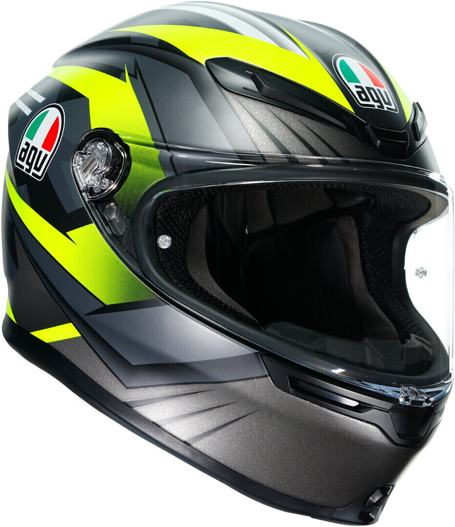 AGV K6 Excite anthracite/jaune fluo