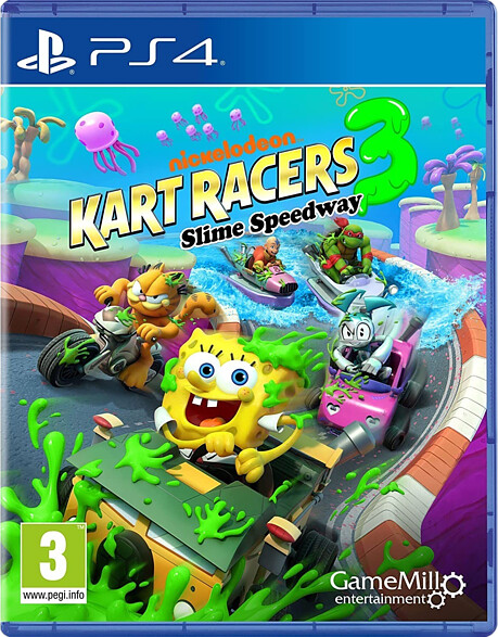 Photos - Game GameMill Publishing Nickelodeon Kart Racers 3: Slime Speedway (PS4)