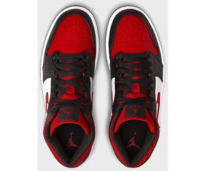 Jordan AIR JORDAN 1 LOW - Zapatillas - black/fire red/white/negro 