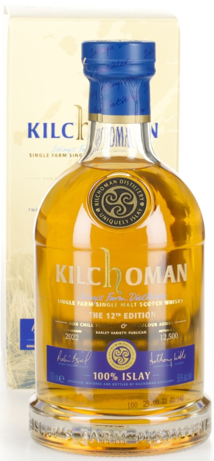 Kilchoman 100% Islay 12th Edition Islay Single Malt Whisky 0,7l 50