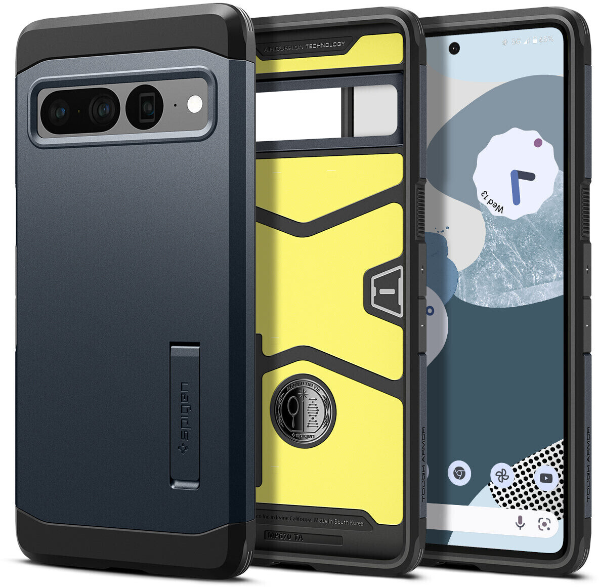Spigen Tough Armor Case (Google Pixel 7 Pro) Metal Slate