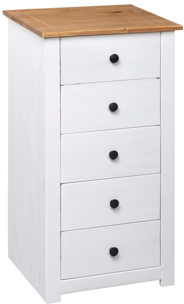 vidaXL Sideboard Panama 46 x 40 x 89 cm Pine weiß