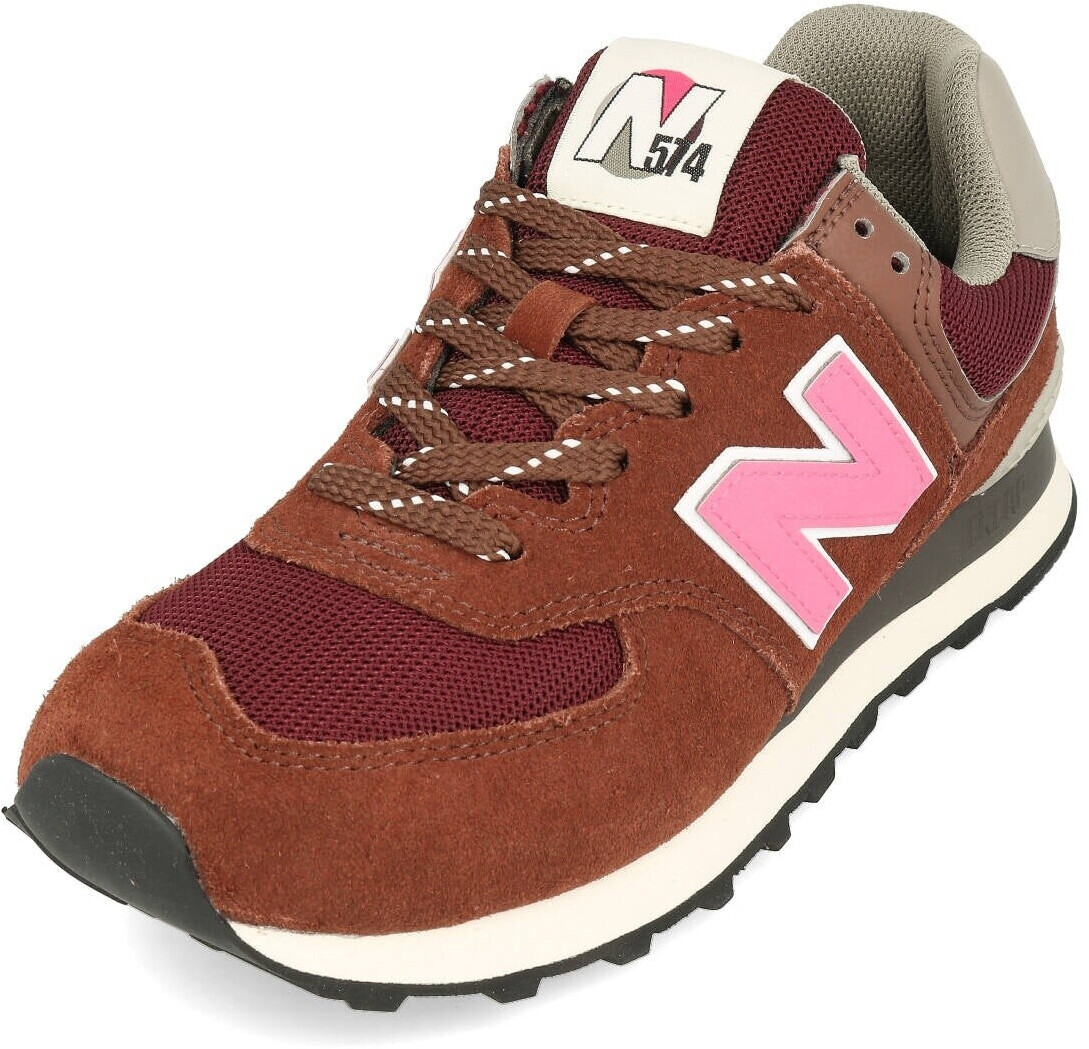 Pink new balance 574 mens cheap