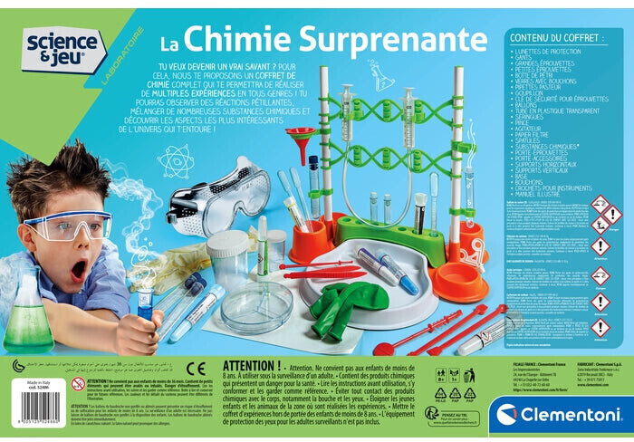 Clementoni - Science & Jeu - Ma Chimie - Jeu Scientifique