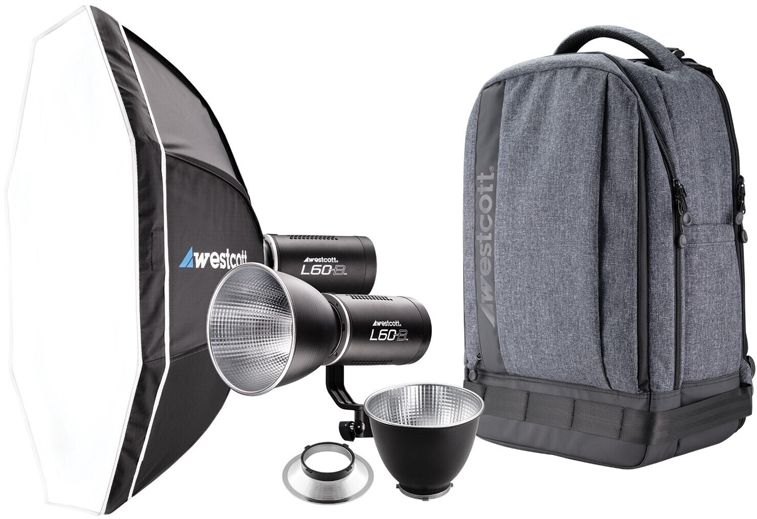 Westcott L60-B 2-Light Backpack Kit