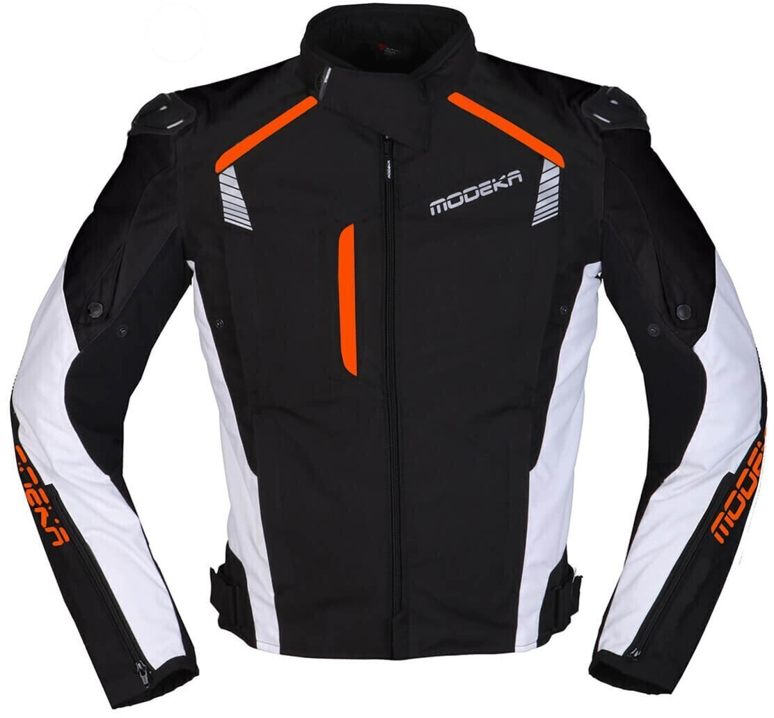 Modeka Lineos Jacket black/white/orange