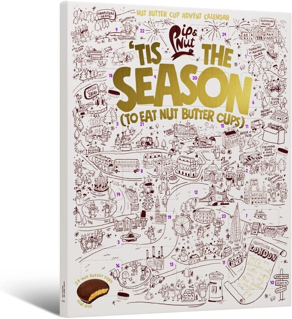 Buy Pip And Nut s Chocolate Nut Butter Cup Advent Calendar From 17 99 Buy Pip And Nut s Chocolate Nut Butter Cup Advent Calendar From 17 99