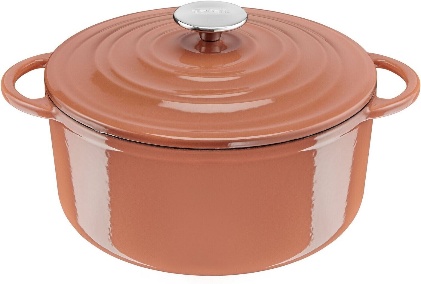 Tefal Cocotte ronde Lov 25 cm terracotta
