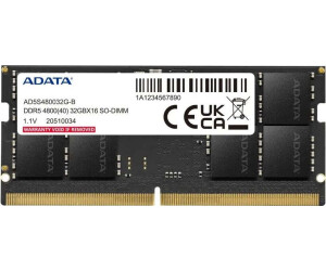 Adata 32GB DDR5-4800 CL40 (AD5S480032G-S) ab 94,90