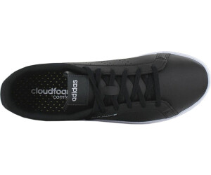 Adidas leather shoes womens black cheap