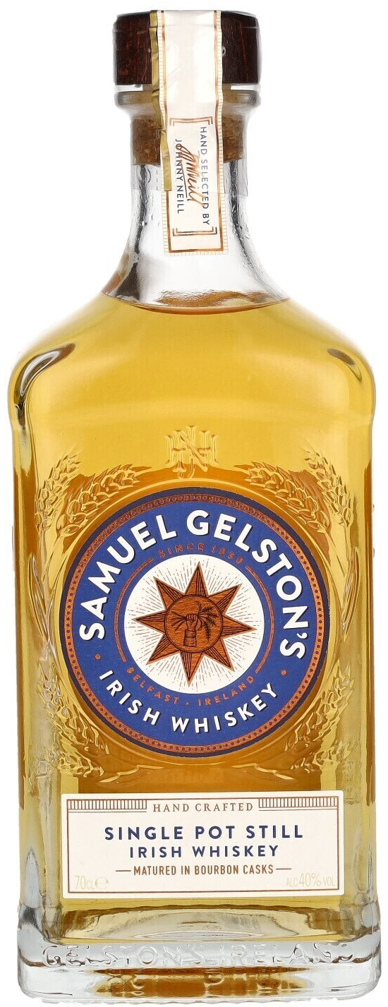 Samuel Gelstons Single Pot Still Irish Whiskey Bourbon Casks 0,7l 40%