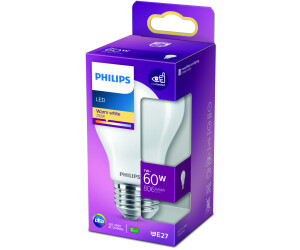 Buy Philips LED Classic E27 A60 7W/806lm 2700K (929001243055) from £3.69  (Today) – Best Deals on